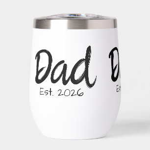 Tasse thermique pour vin Cadeau pour nouveau papa 