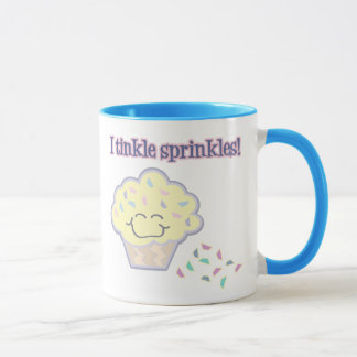 Tasse tinkle saupoudrer drôle cupcake