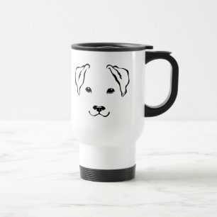 Tasse tirée par la main unique de voyage d'acier