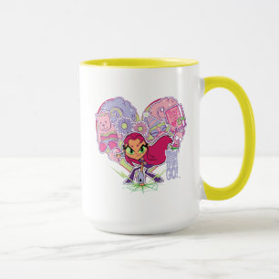 Tasse Titans Ados, allez !   Graphique de pointes cardia