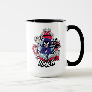 Tasse Titans Ados, allez !   Raven puissance démoniaque 