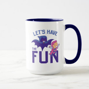 Tasse Titans Ados, allez ! Starfire & Raven "Ayez Le P