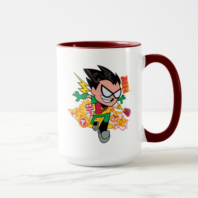 Tasse Titans Ados, partez ! | Robin's Arsenal Graphic (Droite)