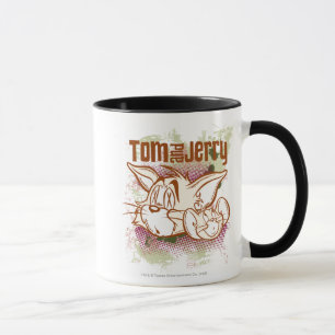 Tasse Tom et brun et vert de Jerry