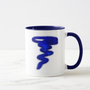 Tasse Tornade bleue