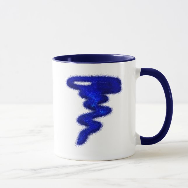 Tasse Tornade bleue (Droite)