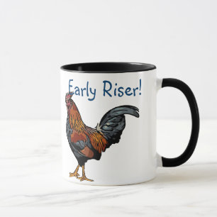 Tasse tôt de coq de canalisation verticale
