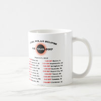 Tasse totale de la visite 2017 des USA d'éclipse