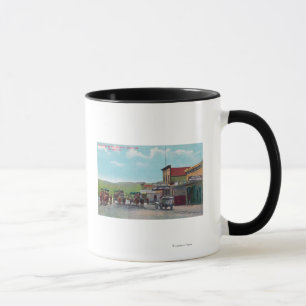 Tasse Touristes partant pour la scène de Tijuana