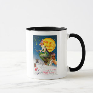 Tasse Toute la sorcière de Halloween sur un balai par la