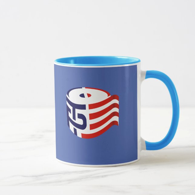 Tasse TP - papier hygiénique - complètement - (Droite)