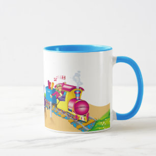 Tasse train et voiture