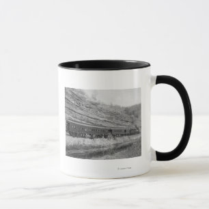 Tasse Train sur Burlington et Missouri