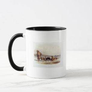 Tasse Traîneaux de chien des Indiens de Mandan