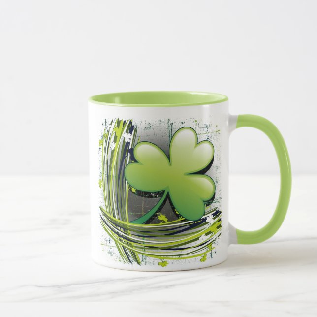 Tasse Trèfle du jour de St Patrick (Droite)