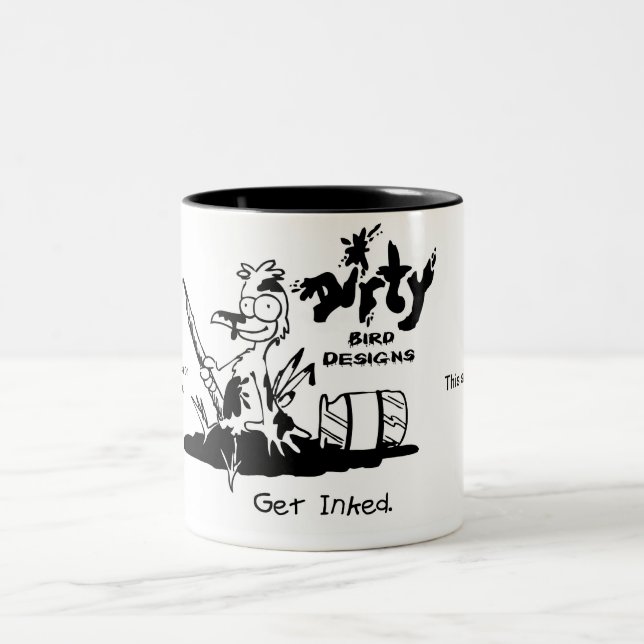 Tasse trempante d'oiseau sale (Centre)