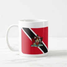 Tasse Trinidad | Graffiti du drapeau des Caraïbes 