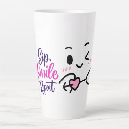 Tasse 'Trinke, lächle, wiederhole'