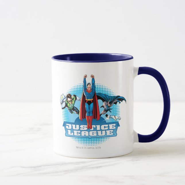 Tasse Trio de puissance de la Ligue de la Justice (Droite)