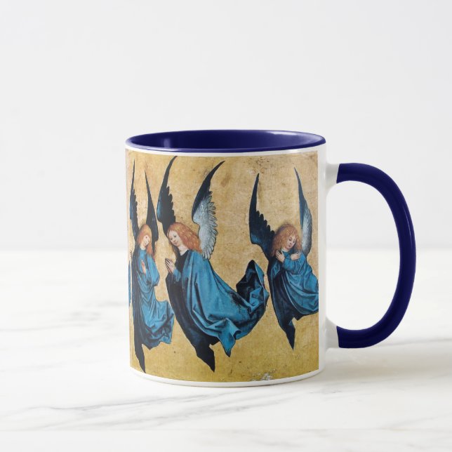 TASSE TROIS ANGES EN BLEU (Droite)