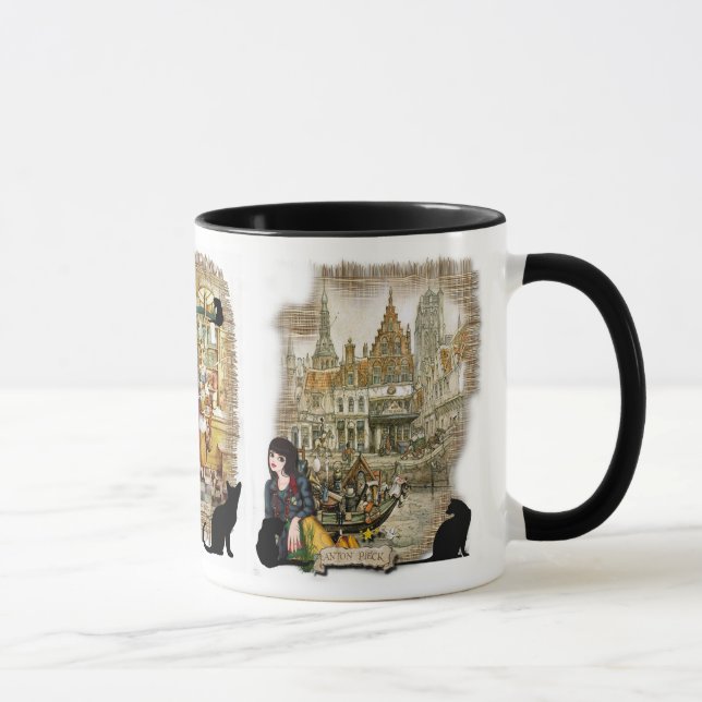 Tasse Trois conceptions Anton Pieck (Droite)