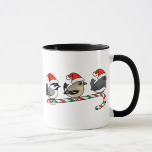 Tasse Trois pinsons (US) de Noël