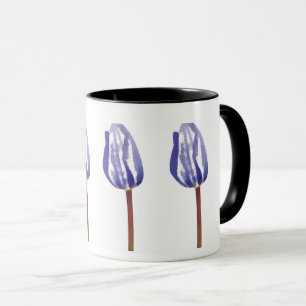 Tasse Trois Tulipes Violettes – Art Botanique Mini