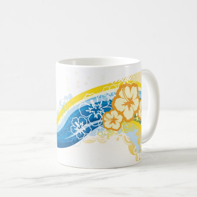 Tasse-Tropen-Kaffee Kaffeetasse (VorderseiteRechts)