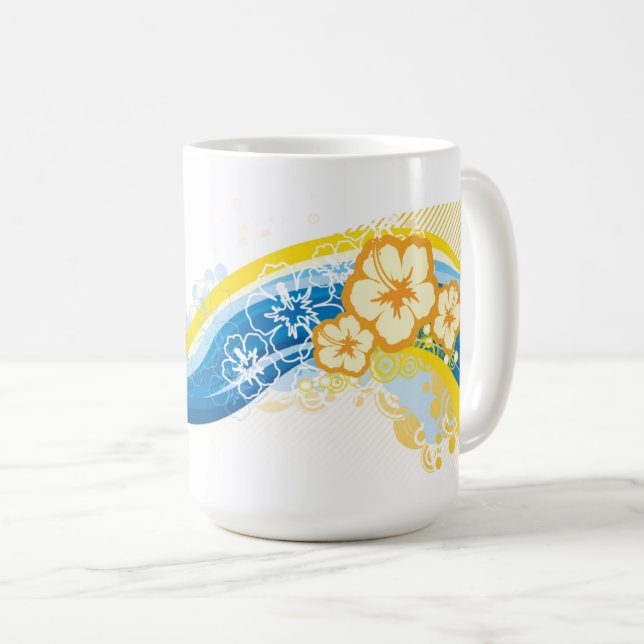 Tasse-Tropen-Kaffee Kaffeetasse (VorderseiteRechts)