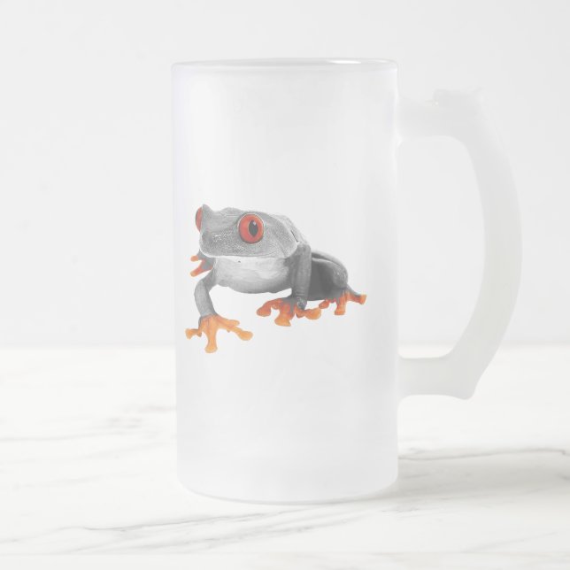 Tasse tropicale de grenouille. ! (Droit)