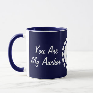 Tasse Tu es mon mouchoir  Don nautique aux coeurs