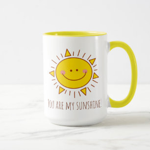 Tasse Tu Es Mon Soleil Joyeux Jour Ensoleillé