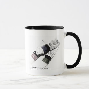 Tasse Tubes de peinture acrylique de l'artiste photo