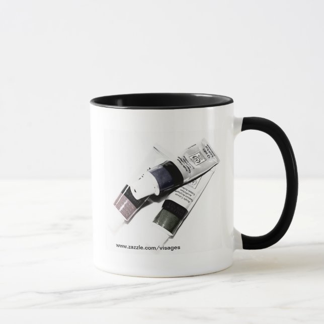 Tasse Tubes de peinture acrylique de l'artiste photo (Droite)