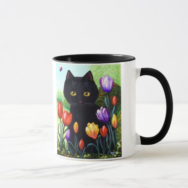Tasse Tulipes originales mignonnes Creationarts d'art de (Droite)
