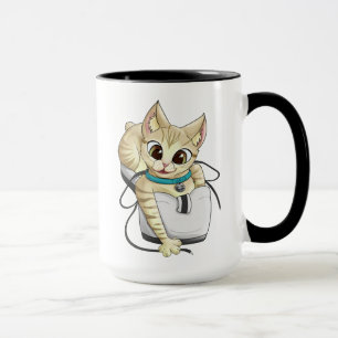 Tasse Turq Musique à deux tons
