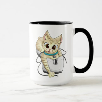 Tasse Turq Musique à deux tons