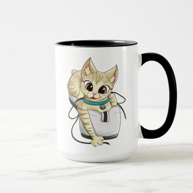 Tasse Turq Musique à deux tons (Droite)