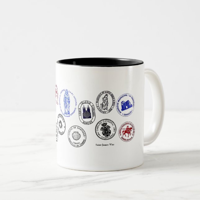 Tasse Two Tones Saint James Way (VorderseiteRechts)