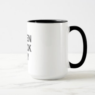 Tasse Type noir symbolique