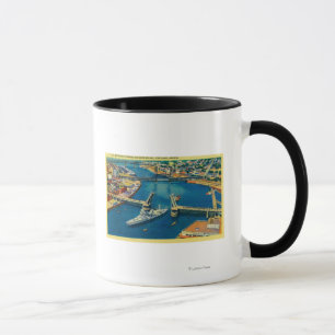 Tasse U.S. Cuirassé passant par Portland