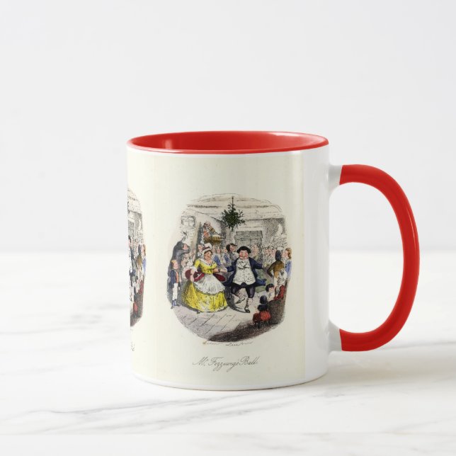 Tasse Un chant de Noël - Ball de M. Fezziwigs' (Droite)