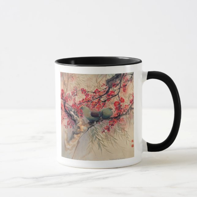 Tasse Un couple au printemps (Droite)