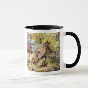 Tasse Un croquis pour des "forestiers égrappant des