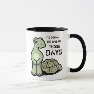 Tasse Un de la tortue mignonne de ces jours