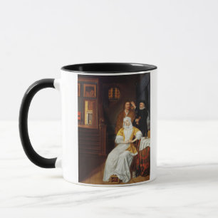 Tasse Un docteur Visiting jeune Madame dans une chambre