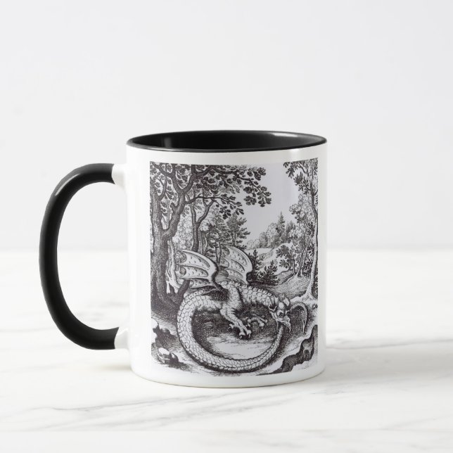 Tasse Un dragon dans la forêt (Gauche)