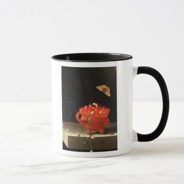 Tasse Un pot de fraisiers communs (Droite)