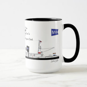 Tasse Un Towboat appelé Frank C. Rand
