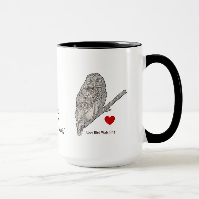 Tasse Un vieux hibou sage (Droite)